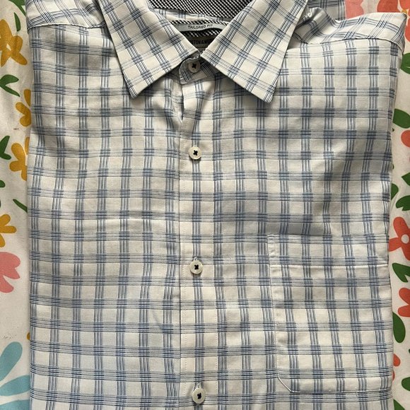 (2) Patterned Cotton Collared Shirts // Johnston & Murphy Men's Size XXL - Picture 3 of 13